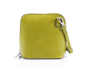 Crossbody Handbag - Olive Green