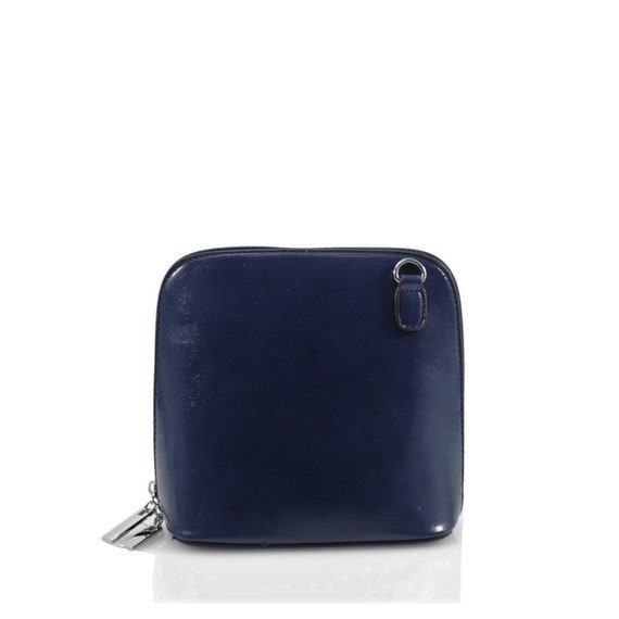 Buy KLEIO Patent PU Leather Party Side Sling Crossbody Handbag for Women  Girls(HO8052KL-NB)(NAVY BLUE) Online