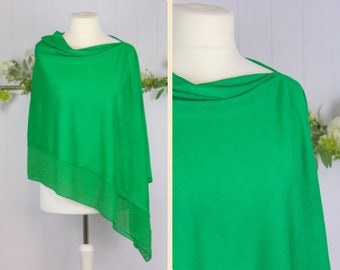 Lightweight Apple Green Poncho MORE COLOURS
