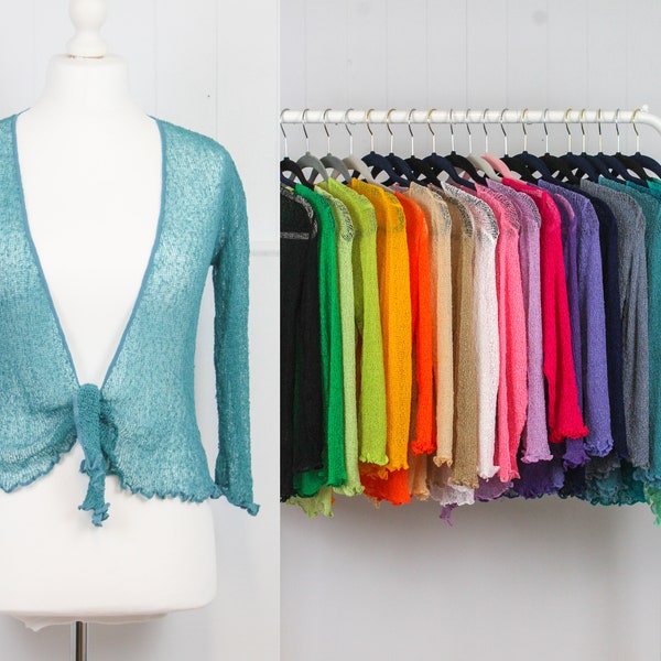 how to style tie front cardigan