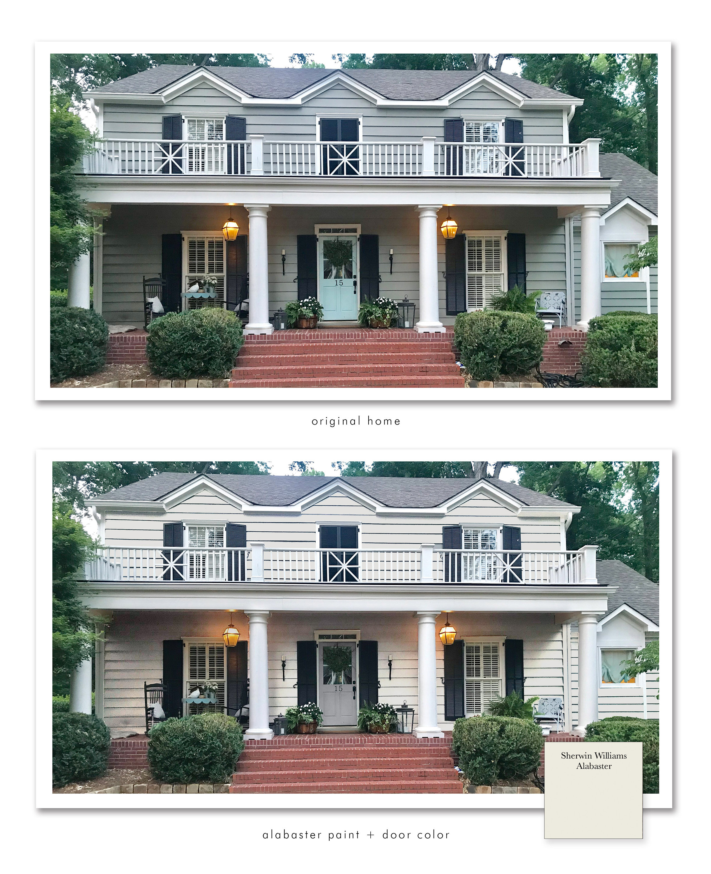 Vea su casa pintada de blanco ANTES de pintar | Etsy