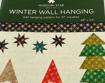 Missouri Star Quilt Co. Winter Wall Hanging Pattern (48" x 42"), Gnome quilt pattern