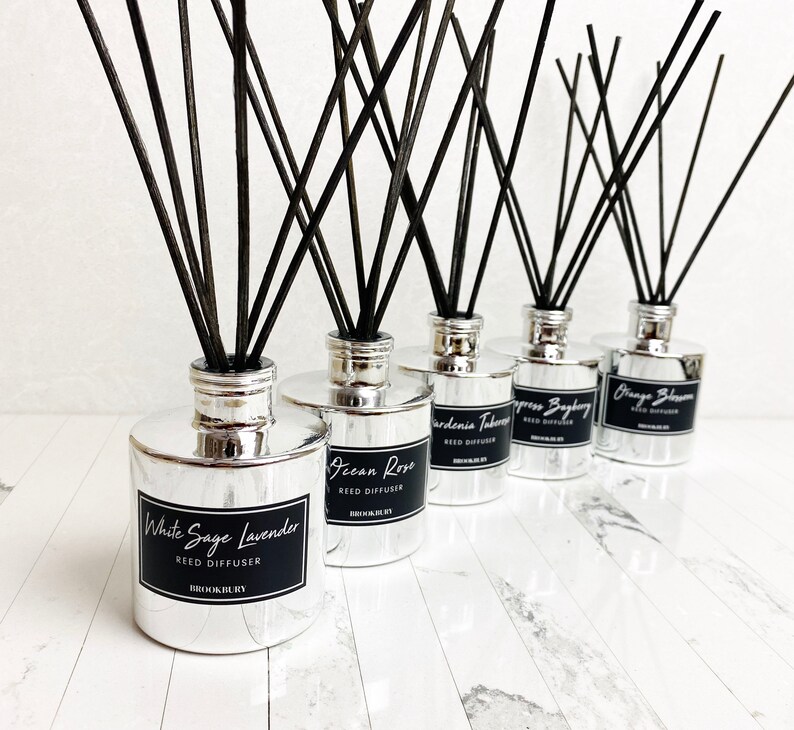 Brookbury Reed Diffuser - Black Rattan Reed - 5oz bild 4