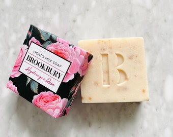 Hydrangea Rose, Brookbury Organic Goat's Milk Soap