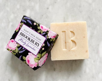 Minty Lavender, Brookbury Organic Goat's Milk Soap