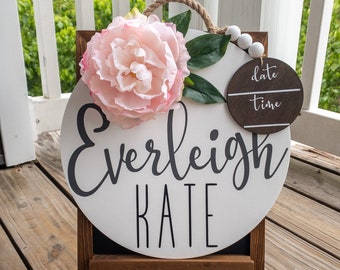 baby door announcements for hospital