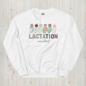 Sweat coloré de consultant en lactation pour bébé, IBCLC, CLC, LC Gift, Lactation Life,