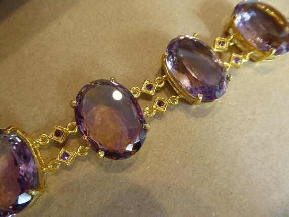 Impressive Fine Solid Silver & Gold Plated Large … - image 3