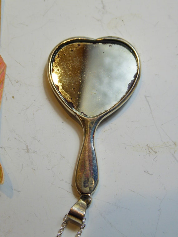 Victorian style Solid Silver Valentine Heart shap… - image 5