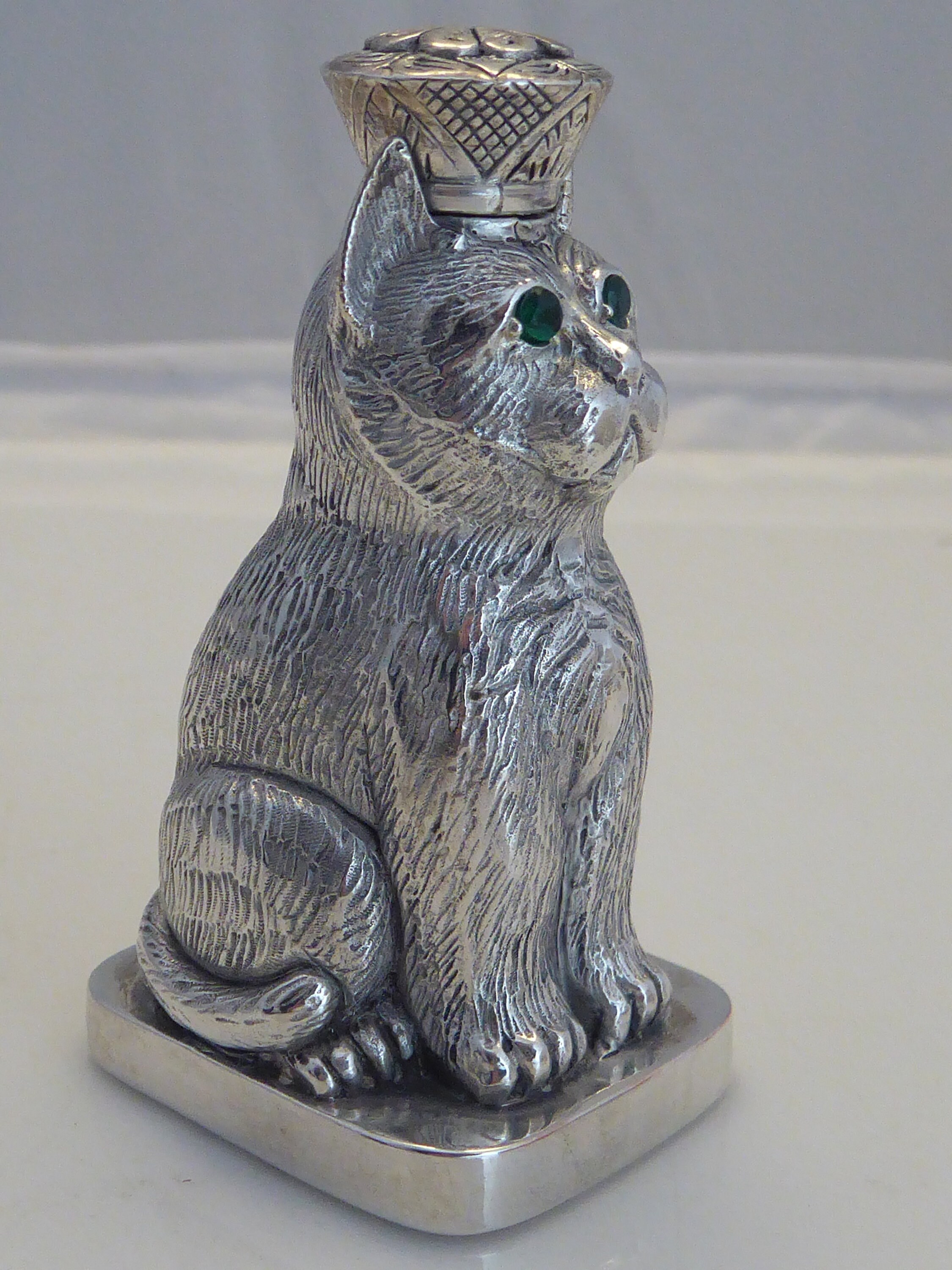 Novelty Royal Crowned Cat Miniature Perfume Bottle - Etsy Israel