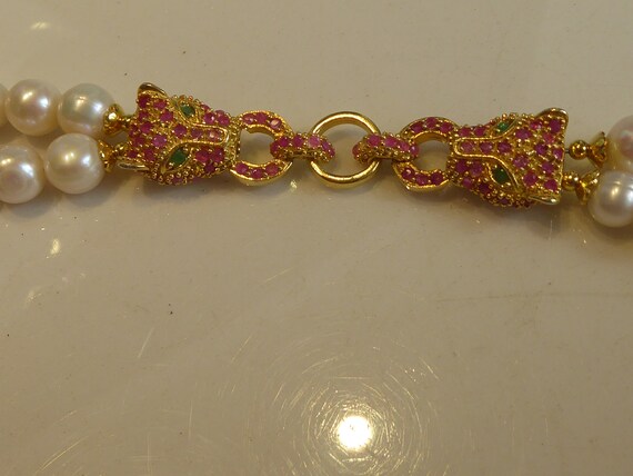 Fine Solid Silver & Gold Plated Real Ruby ,Emeral… - image 7