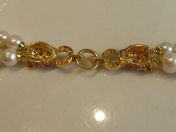 Fine Solid Silver & Gold Plated Real Ruby ,Emeral… - image 6