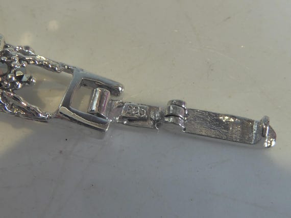 Stunning Solid Silver Real Sapphire Set Spiders W… - image 9