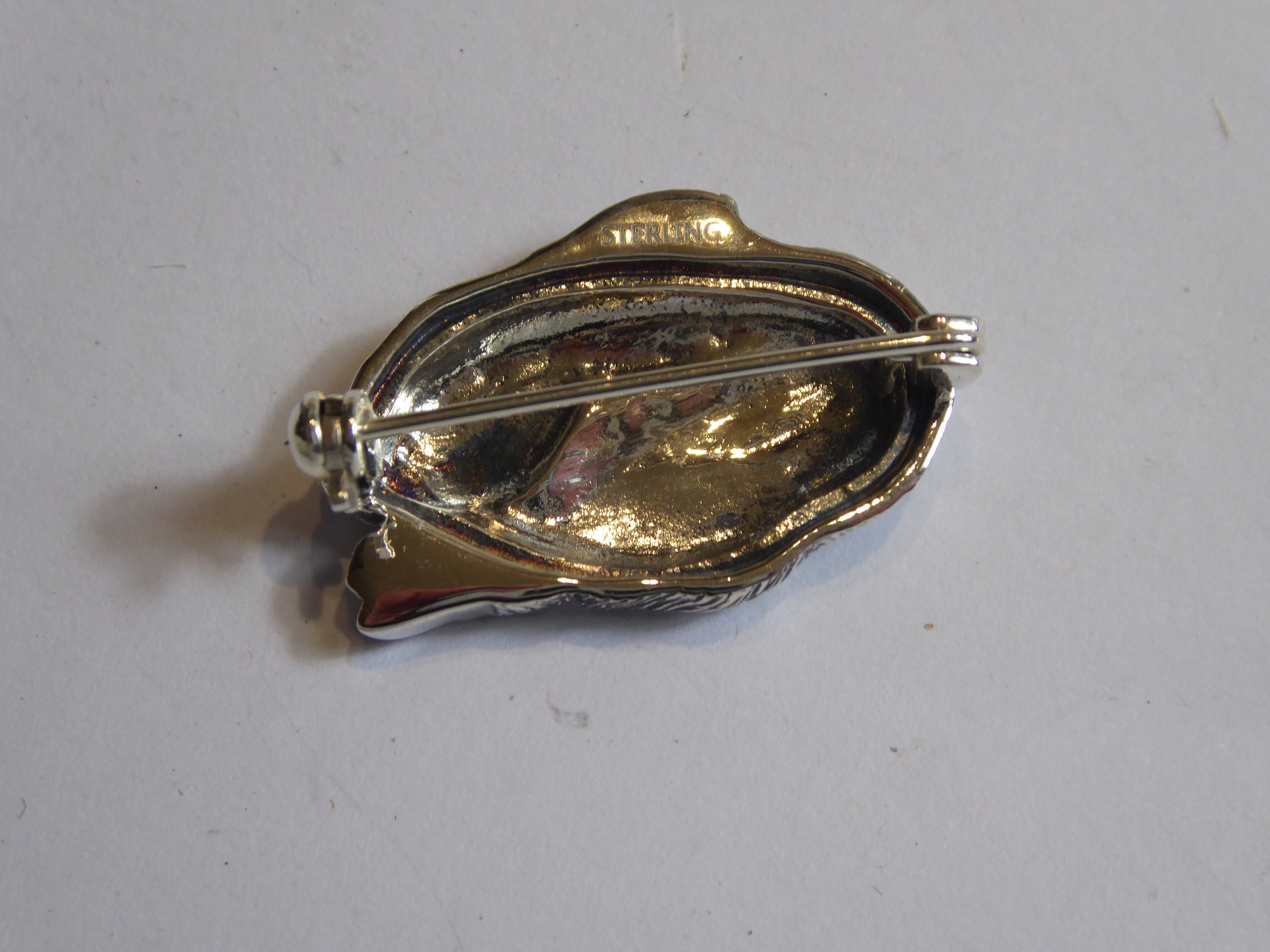 Silver Rabbit Pin Sterling Silver Rabbit Brooch, Cute Bunny Pin - Etsy