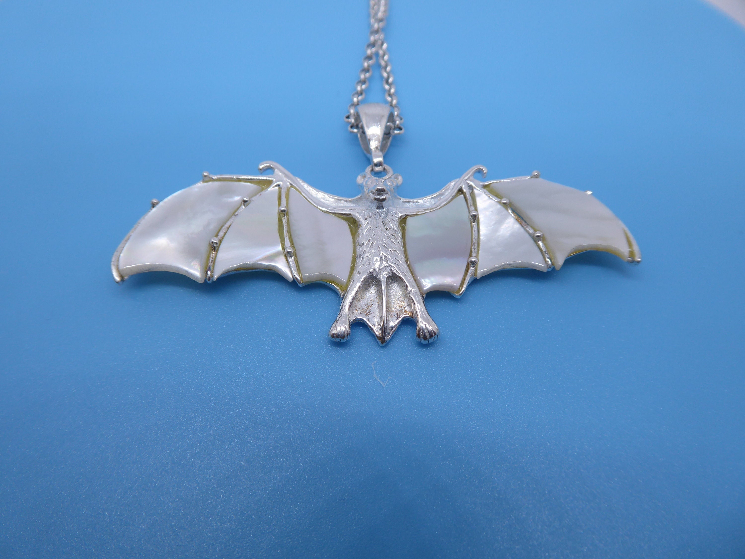 STERLING SILVER FLYING BAT NECKLACE – Idle Hands Jewellery