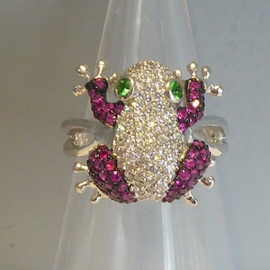 Silver Frog Ring