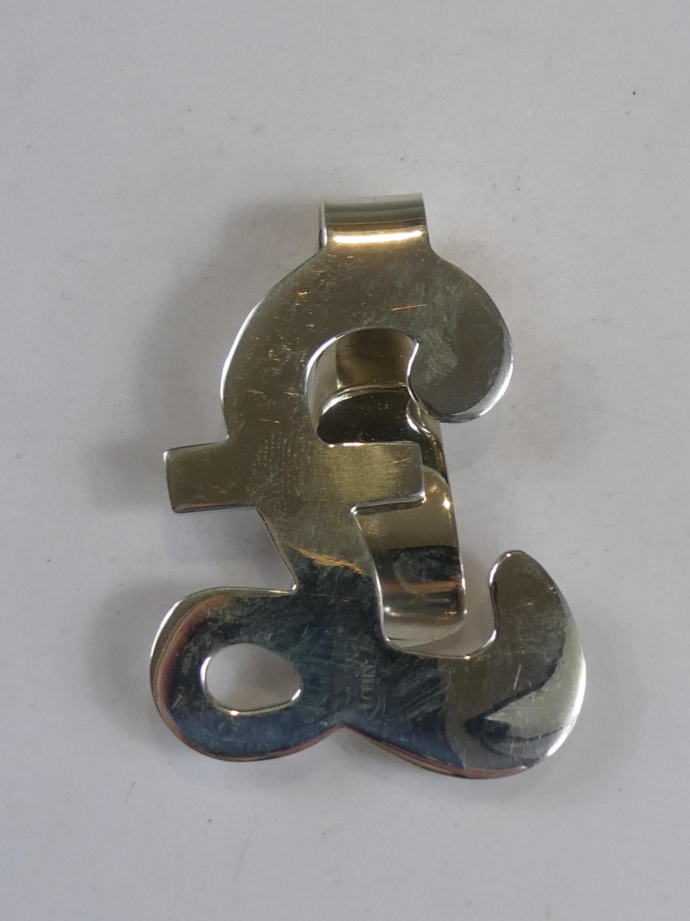 Fermasoldi Con Simbolo Della Sterlina In Argento 925 - Sayers London, Eleganza Britannica In Confezione Regalo