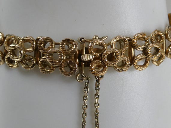 Fine Solid 9ct Gold Opal Bracelet - image 7