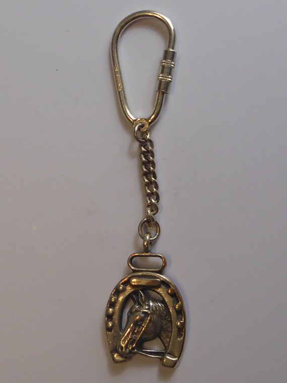 Fine Solid Silver Horseshoe Key Ring Etsy Australia