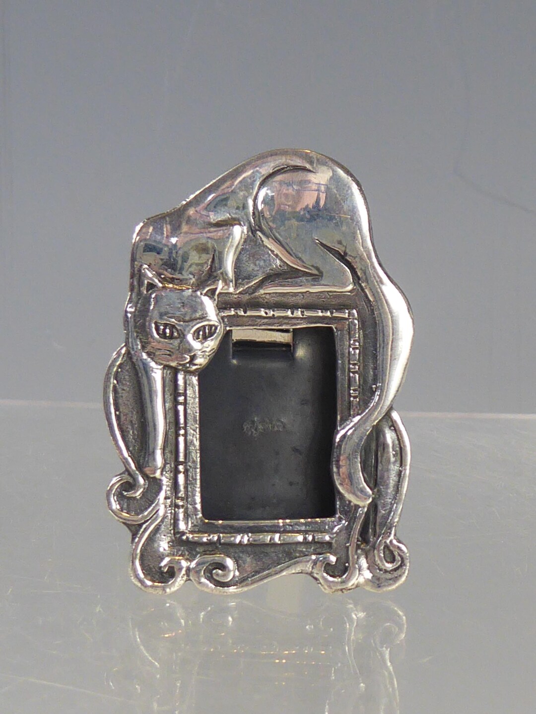 Mini Cat Picture Frame Silver Miniature Cat Picture Frame - Etsy