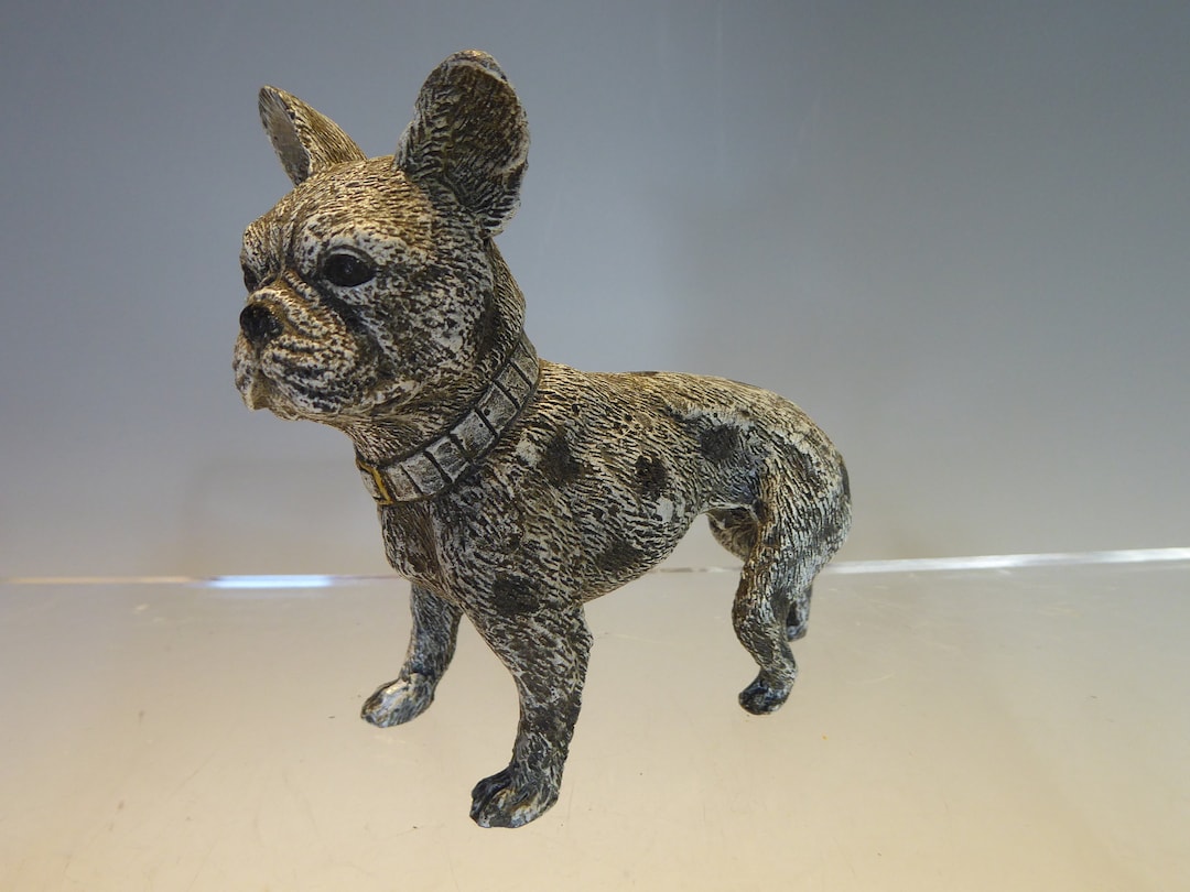 Cute Cold Painted Bronze French Bulldog Etsy