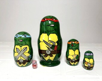 ninja nesting dolls