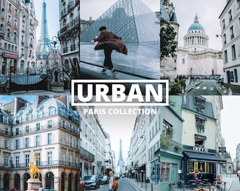 13 Paris Urban Lightroom Presets: Mobile & Desktop Photography (Download)