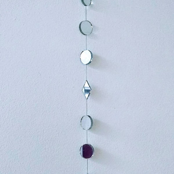 Mini All Mirror Sun Catcher Mobile Hanger