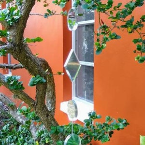 All Mirror Sun Catcher Hanging Garden Decor / Window Light Reflector
