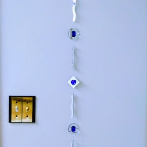 Mega Mirror XL Blue Gem Sun Catcher All Mirror Hanging Yard Garden Decor