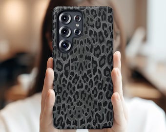 Samsung S26 Ultra S25 S24 S23 S22 Ultra Plus Case | Classic Leopard Animal Print | Tough Protective Phone Cover
