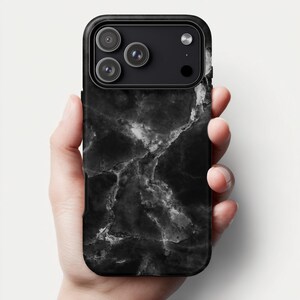 Marble Phone Case | Luxury Stone Aesthetic | Clear & Tough Case for iPhone 17 16