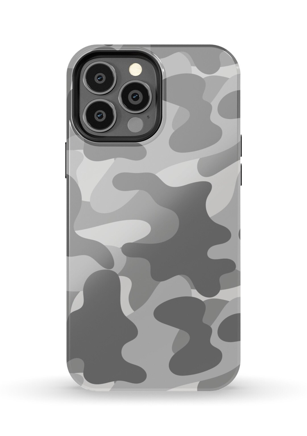 Gray Camo iPhone Case iPhone 14 Pro Max Case W/ Magsafe iPhone Etsy