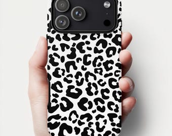 iPhone 17 16 15 14 13 12 Pro Max Plus Case | Classic Leopard Animal Print | Tough Protective Phone Cover