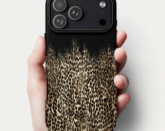 iPhone 17 16 15 14 13 12 Pro Max Plus Case | Classic Leopard Animal Print | Tough Protective Phone Cover