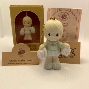Precious Moments “Cheers to the Leader” 1988 Ornament - Brand New/Still in Box