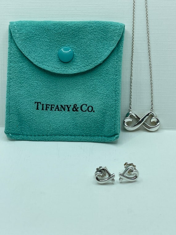TIFFANY Infinity Earrings Silver Women's &Co.