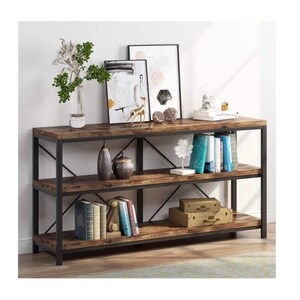 Rustic Brown consola sofá mesa 3 niveles industrial estrecho | Etsy