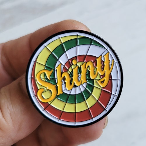Spilla smaltata lucida di nuovo disponibile: Ombrello di Kaylee, fan art di Firefly