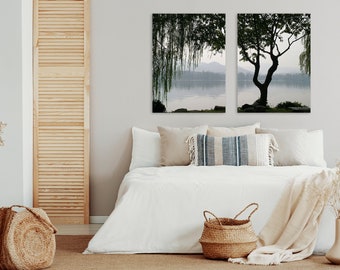 WEEPING WILLOW TREE-Wall Art-Digital Download- 16x20 - 24x36 - Instant Print -Calm Aesthetic - Bedroom - Living Room-Guest Bed-Retreat House