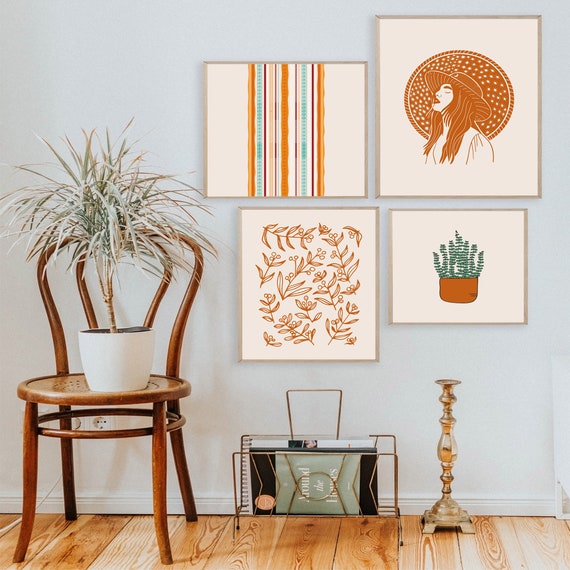 BOHO COLLECTION 4 Digital Prints All 16x20 Bohemian Wall Art Etsy Canada