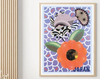 Kazumasa Nagai, Vintage Exhibition Poster Replica, Japanese Poster, Minimal Art, Japanese Art Poster, Digital Prints