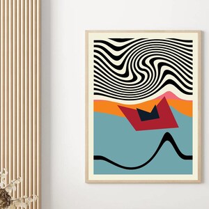 Abstract Art, Print Printable Wall Art, Abstract Poster, Mid Century Modern, Digital Prints