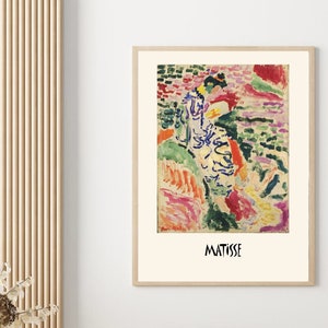 Henri Matisse Poster, Matisse Exhibition Print, Abstract Painting, Exhibition Poster, Home Decor, Wall Art