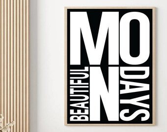 Typography Print, Motivational Poster, Funny Bathroom Art, Inspirational Words