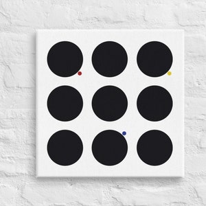 Canvas Wall Art, Exhibition Poster Replica, Alexander Liberman Art Print, Modern Art Acrylic