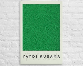 Yayoi Kusama, Canvas Wall Art, Exhibition Poster Replica, Art Print, Modern Art Acrylic