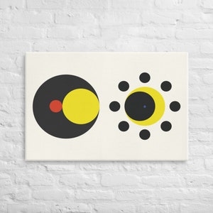 Canvas Wall Art, Exhibition Poster Replica, Alexander Liberman Art Print, Modern Art Acrylic