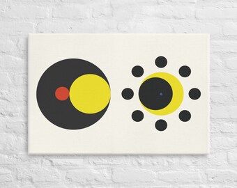 Canvas Wall Art, Exhibition Poster Replica, Alexander Liberman Art Print, Modern Art Acrylic
