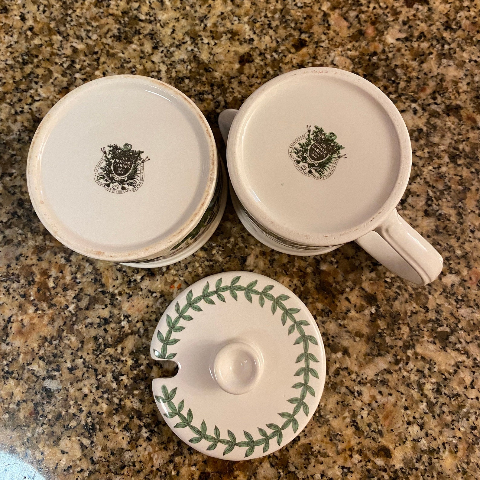 PORTMEIRION BOTANIC GARDEN Creamer & Sugar Bowl Etsy